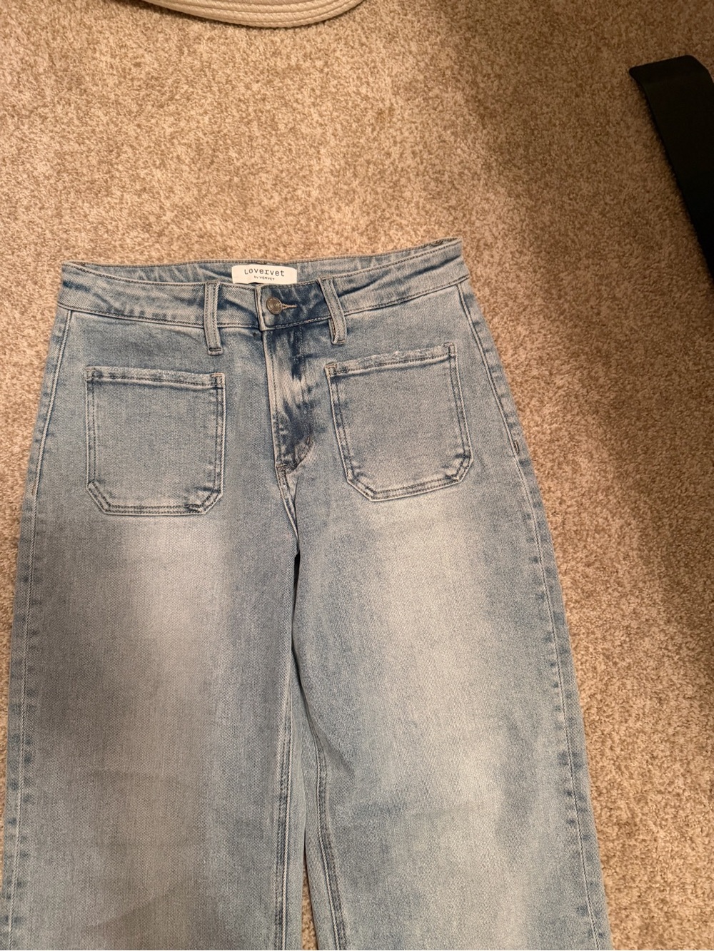 Lovervet Light Wash Wide Leg Women’s Jeans - Picture 2 of 5
